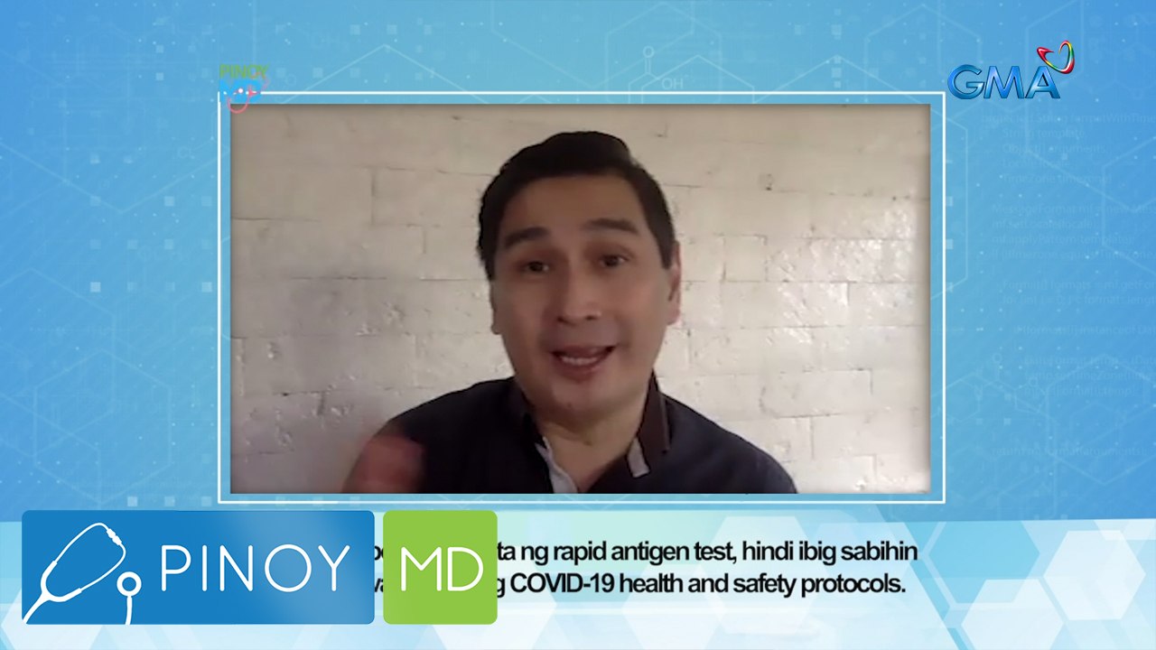 Pinoy MD: Rapid antigen test, epektibo nga ba?