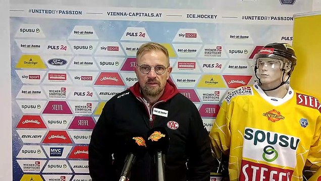 05.03.21: Petri Matikainen (KAC) nach Sieg in Wien