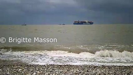 Le Havre - Sortie du Cosco