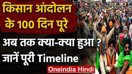 Farmers Protest Delhi: 100 दिन पूरे, जानिए इन 100 दिनों में क्या-क्या हुआ? | वनइंडिया हिंदी