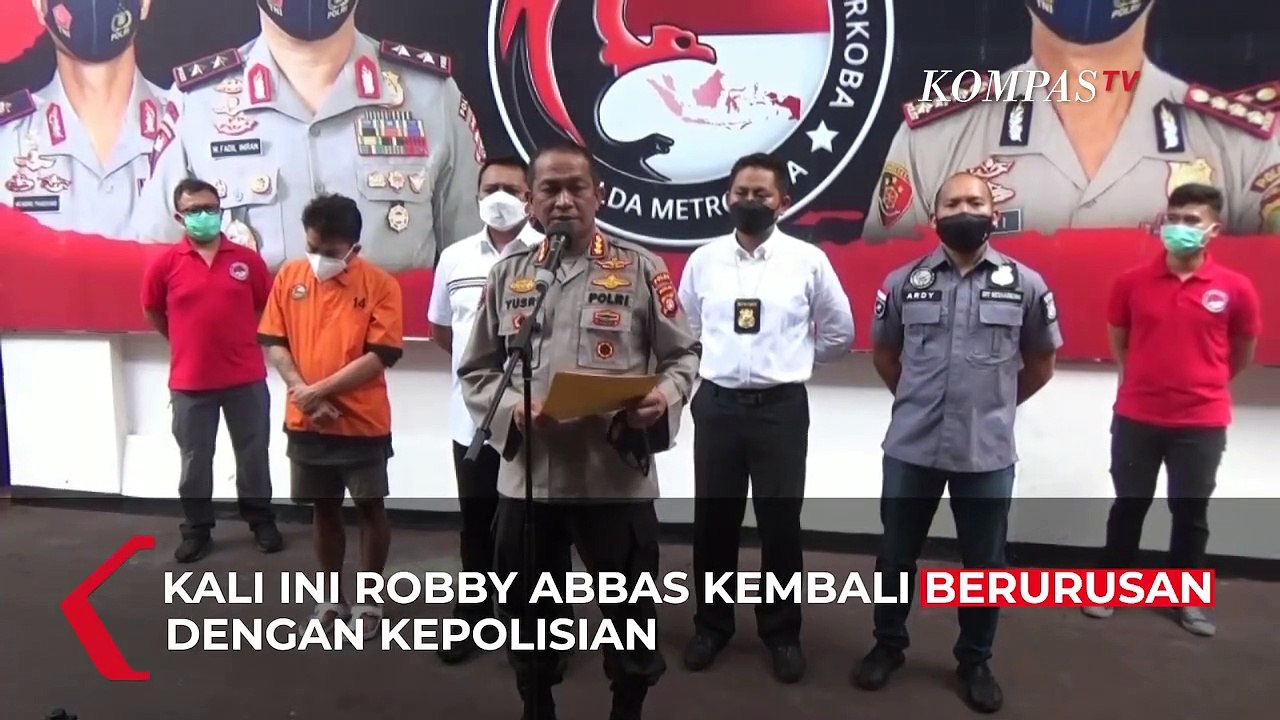 Robby Abbas, Mantan Mucikari Artis Ditangkap Polisi Terlibat Narkoba
