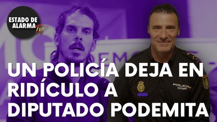 ¡BRUTAL! El subinspector Perdiguero deja en RIDÍCULO a un diputado de PODEMOS