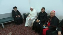 El papa Francisco se reúne en Irak con el ayatolá Al Sistani