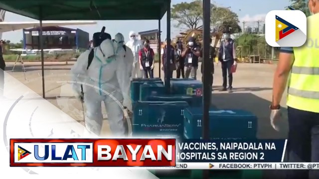 Alokasyon ng Coronavac vaccines, naipadala na sa mga COVID referral hospitals sa Region 2