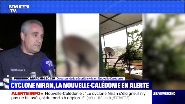Cyclone en Nouvelle-Calédonie: Il n'y a aucune raison de sortir, les gens doivent rester à l'abri , selon le directeur de la sécurité civile