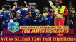 West Indies vs Sri Lanka | 2nd T20 2021 | Full Match Highlights