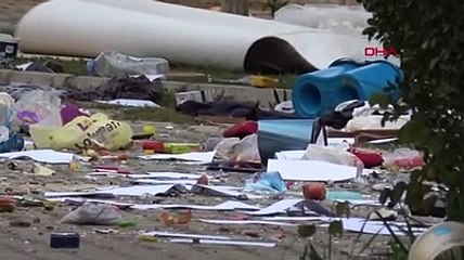 Evde ne bulduysa 7. kattan aşağıya attı