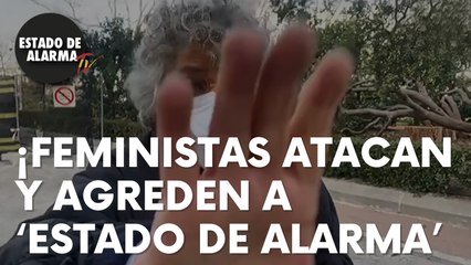 ¡FEMINISTAS ATACAN Y AGREDEN a Vito en un ACTO PÚBLICO! y le quitan el móvil