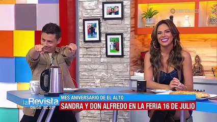 Sandra y don Alfredo visitaron la enorme feria 16 Julio de El Alto