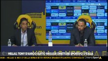ARENA SPORT: VERONA, TONY D'AMICO ELETTO MIGLIOR DIRETTORE SPORTIVO D'ITALIA