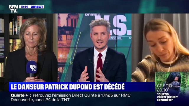 Claire Chazal rend hommage à Patrick Dupond sur BFMTV