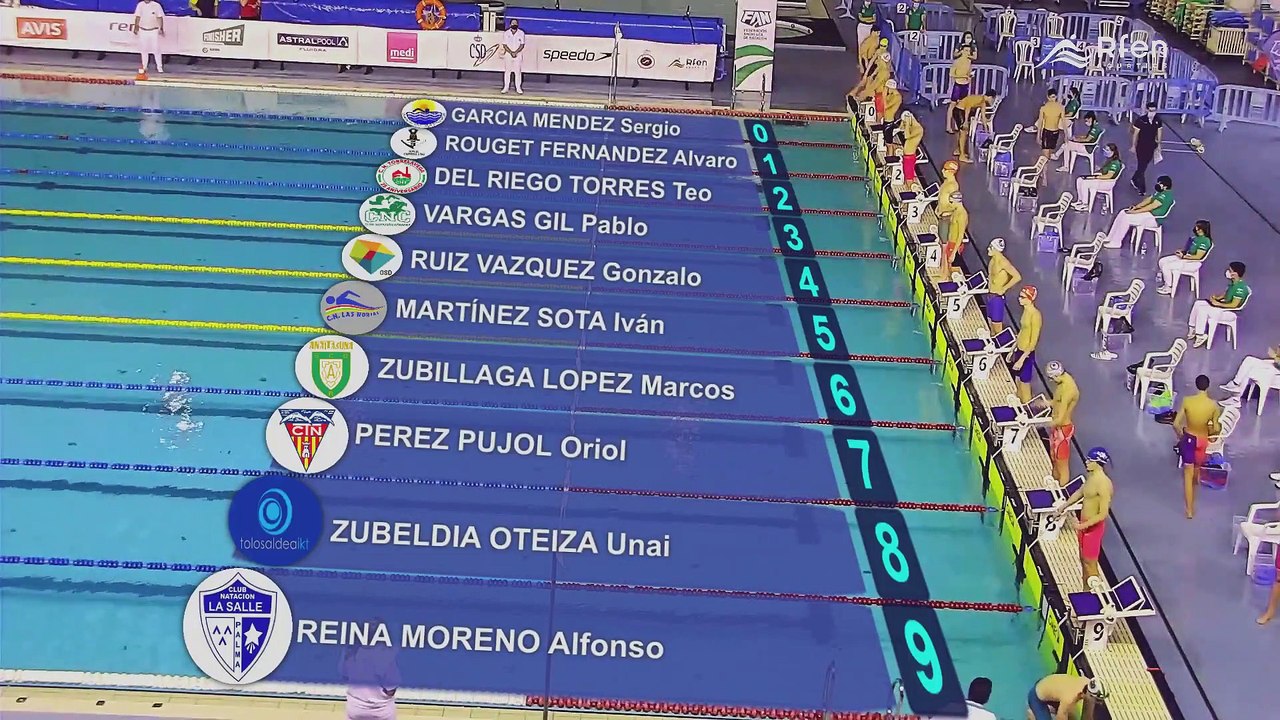 XL CAMPEONATO DE ESPAÑA DE NATACION INFANTIL – INVIERNO 3ª sesión