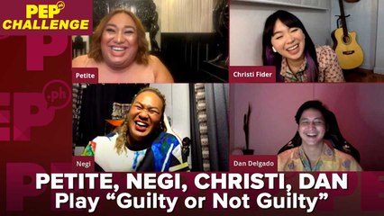 Petite, Negi, Christi Fider, Dan Delgado, at kanilang mga nakakatawang pag-amin | PEP Challenge