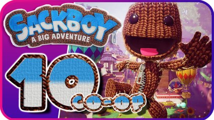 Sackboy A Big Adventure Walkthrough Part 10 • Co-Op • (PS4, PS5)