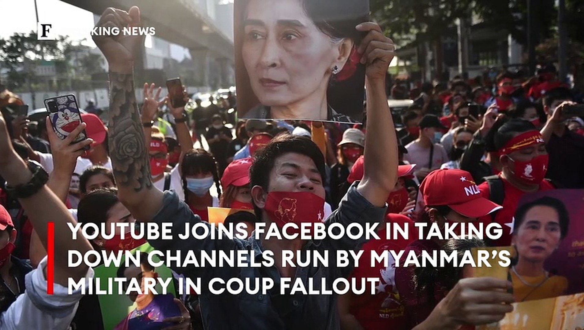 Youtube Joins Facebook In Taking Down Channels Run By Myanmar S Military In Coup Fallout Video Dailymotion