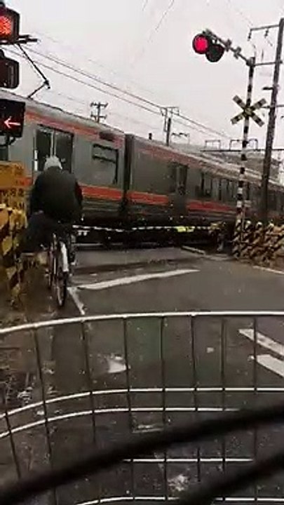 Biking with snow