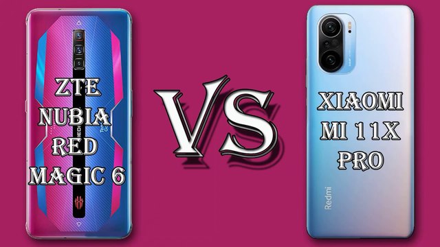 ZTE NUBIA RED MAGIC 6 VS XIAOMI MI 11X PRO