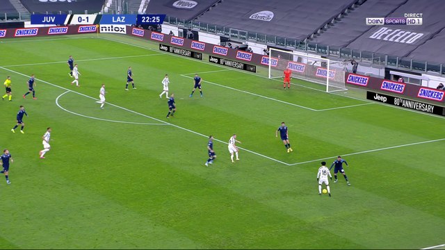 Rabiot transperce les filets et égalise pour la Juve !