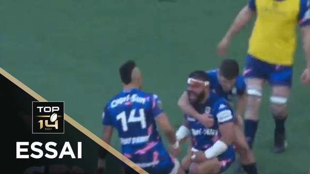 TOP 14 - Essai de Tolu LATU (SFP) - Paris - Agen - J18 - Saison 2020/2021
