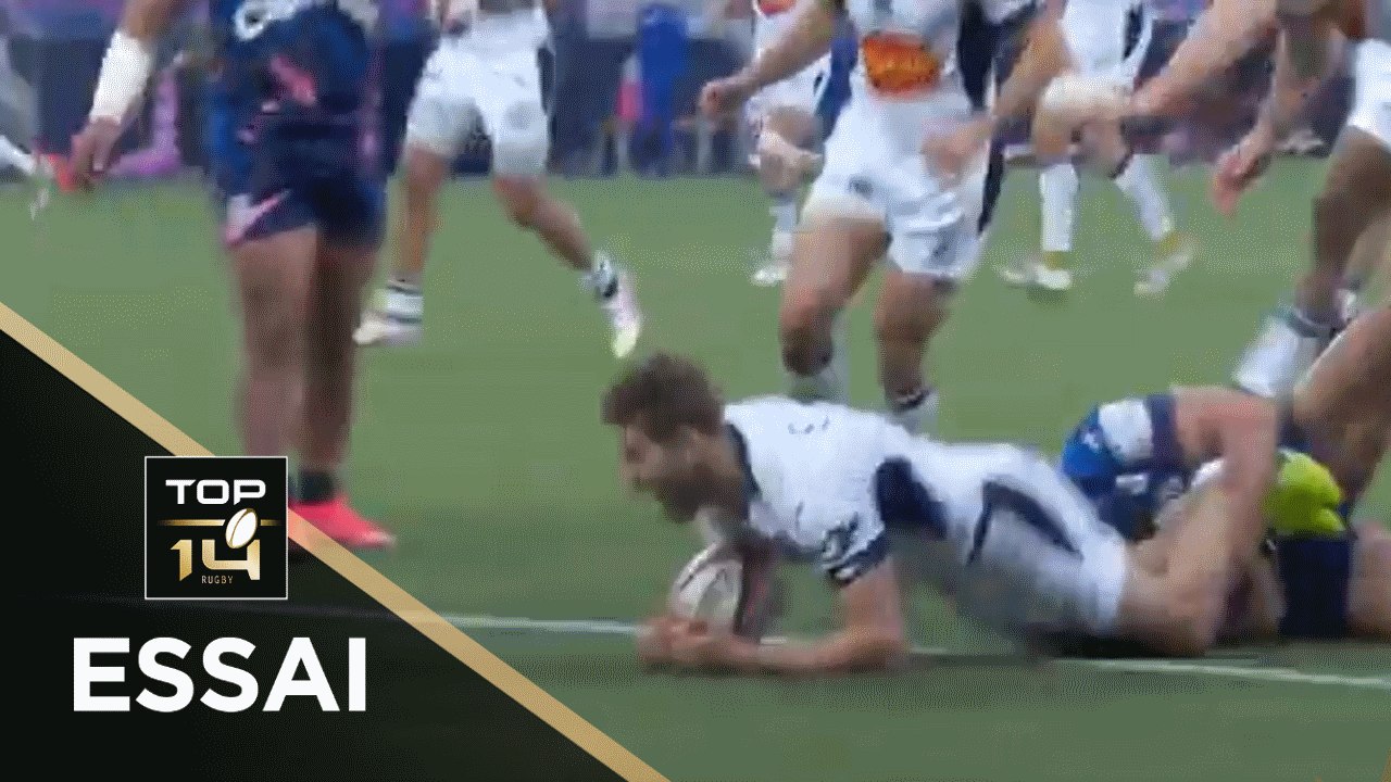 TOP 14 - Essai de Yoan COTTIN (SUA) - Paris - Agen - J18 - Saison 2020/2021