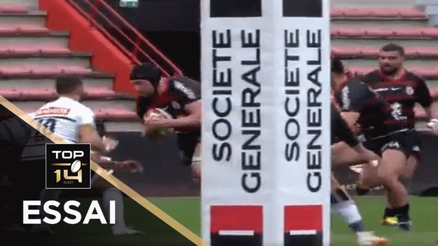 TOP 14 - Essai de François CROS (ST) - Toulouse - Brive - J18 - Saison 2020/2021