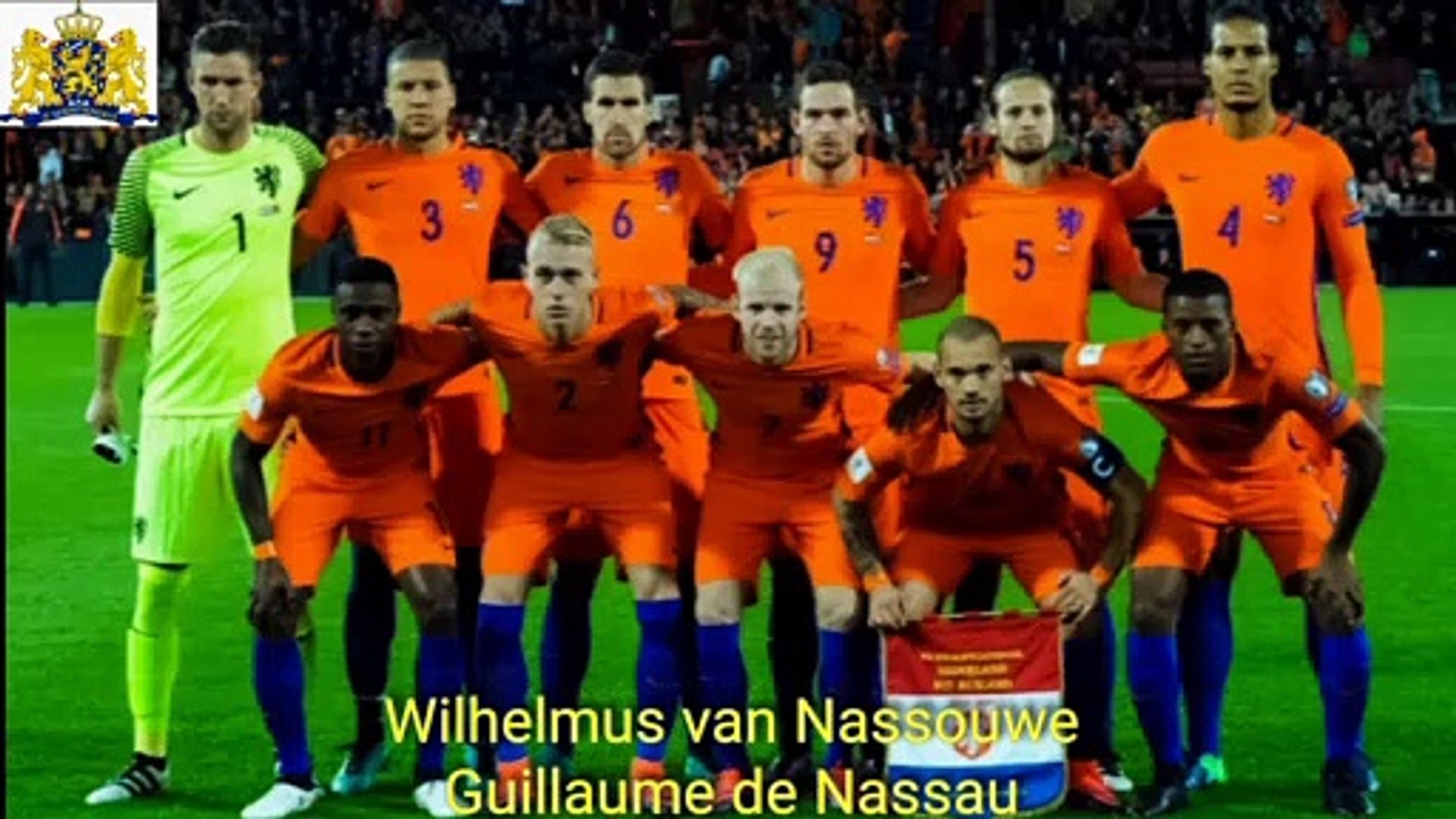 Apprendre l'Hymne National de Pays-Bas - Le Wilhelmus van Nassouwe (Lyrics  NL/Fr, instrumental, paysage) - Vidéo Dailymotion