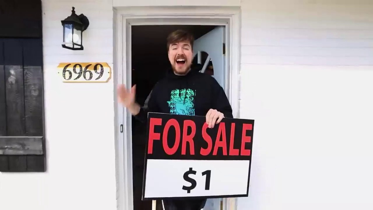 Selling Houses For 1 MrBeast (Mr Beast) video Dailymotion