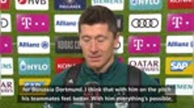 Lewandowski impressed by 'rugged talent' of Haaland after Klassiker duel