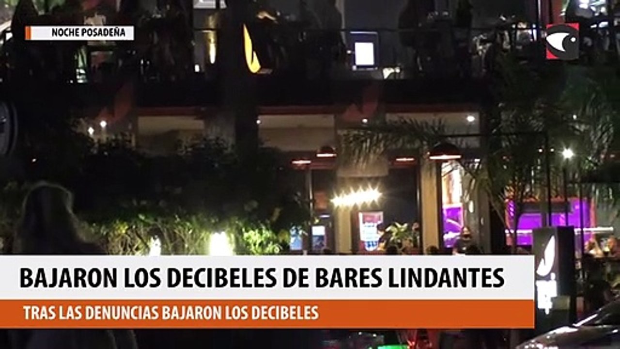 Bajaron los decibeles de bares lindantes al barrio Los Aguacates