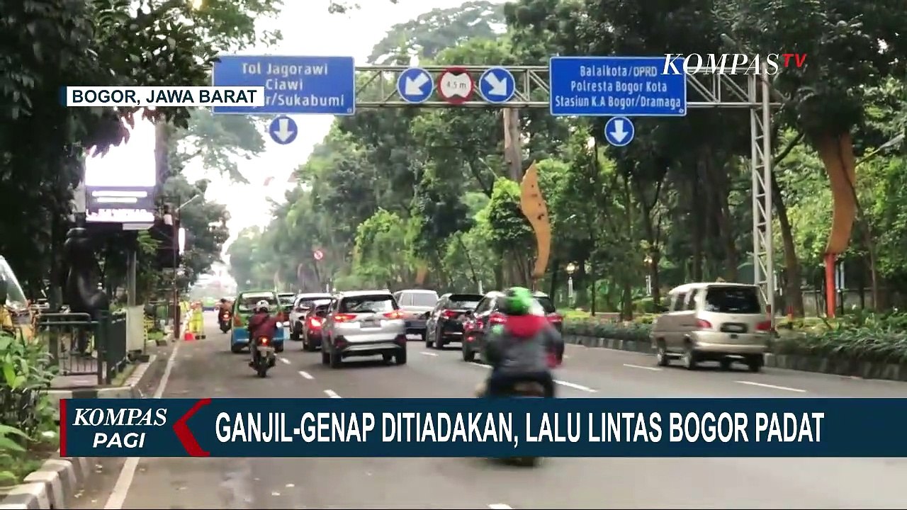 Ganjil Genap Ditiadakan, Lalu Lintas Bogor Padat