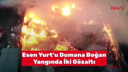 Esenyurt'ta palet deposunda çıkan yangının sebebi belli oldu