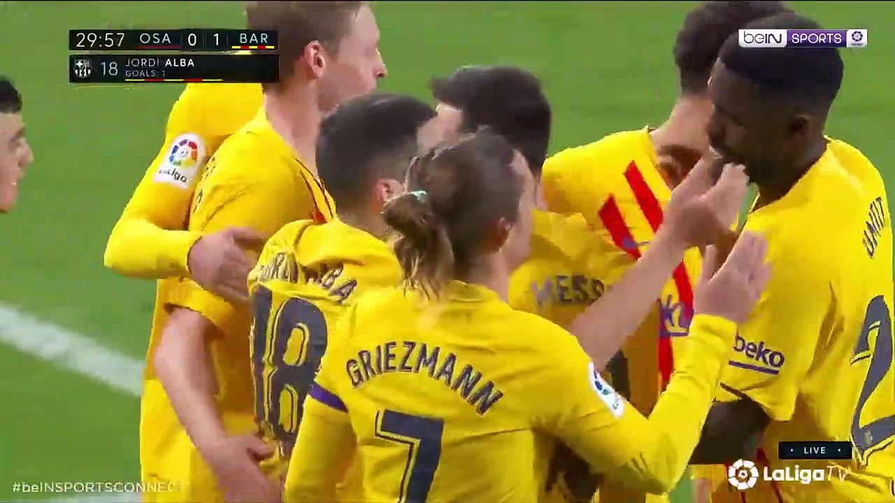 ไฮไลท์ โอซาซูน่า 0-2 บาร์เซโลน่า