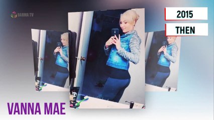 Vanna Mae transformation. Then and now. Muscle Barbie transformation from 2015 to 2019