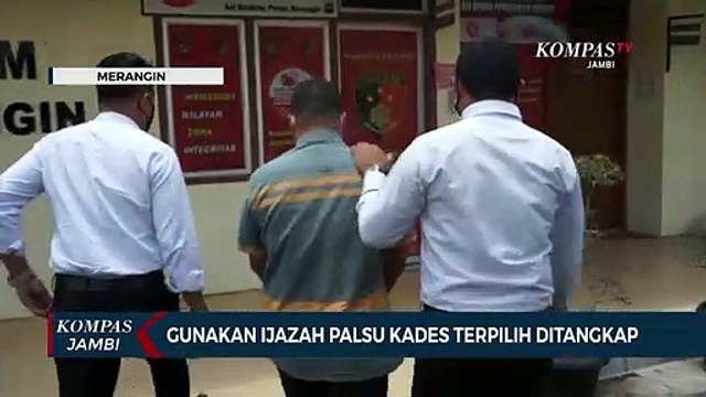 Gunakan Ijazah Palsu Kades Terpilih Ditangkap