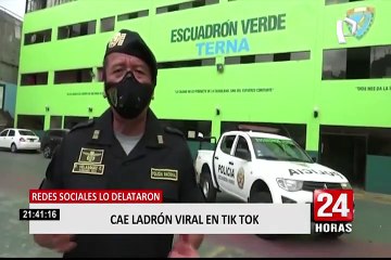 Detienen a delincuente que se viralizó en video de TikTok donde aparece robando