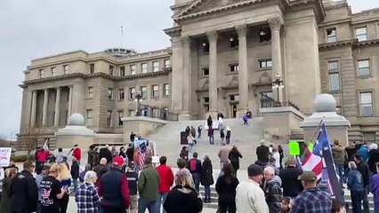 ABD'nin Idaho eyaletinde 'maske yakma' eylemi