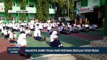 Walikota Jambi Tinjau Hari Pertama Sekolah Tatap Muka