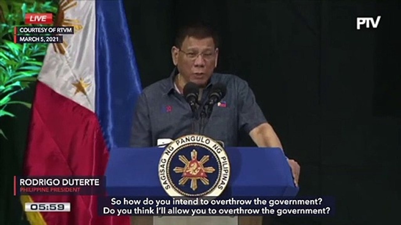 Duterte to police, military: Kill communists right away, ignore human rights
