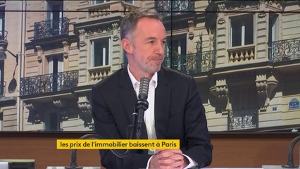 Baisse des prix de l'immobilier à Paris : "C'est une fausse bonne nouvelle, c'est plutôt un indicateur inquiétant d'une situation économique qui se dégrade", explique le premier adjoint à la mairie de Paris Emmanuel Grégoire