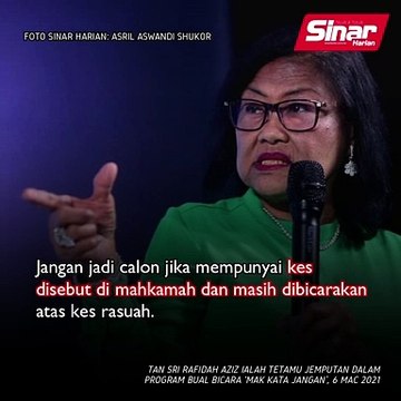 Calon PRU15 bebas skandal