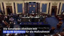 1,9 Billionen für US-Wirtschaft: Senat billigt Corona-Hilfen