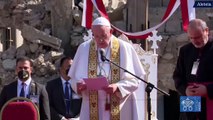 Palabras emblemáticas del Papa antes de rezar por las víctimas del terrorismo