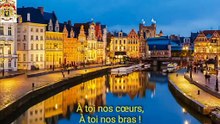 Apprendre l'Hymne National de La Belgique - La Brabançonne (Lyrics, Instrumental, Paysage)