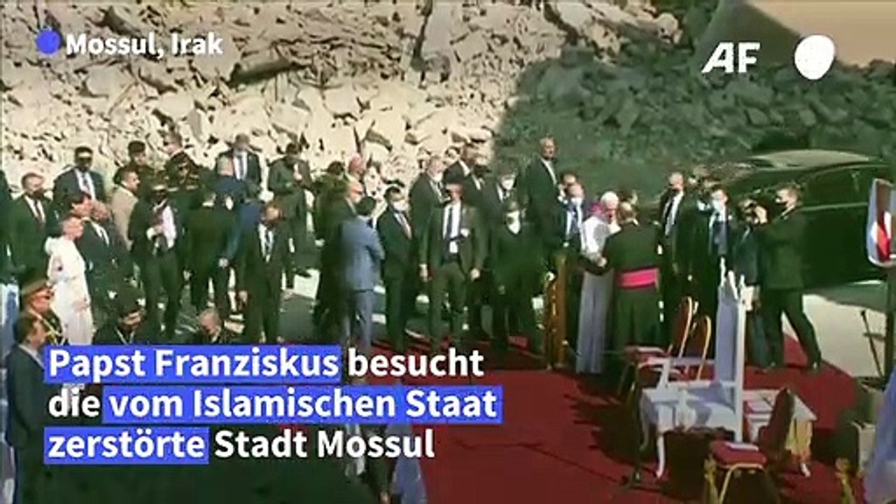 Irak: Papst besucht vom IS zerstörtes Mossul