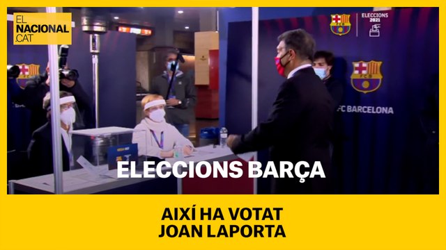 ELECCIONS BARÇA | Així ha votat Joan Laporta