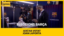 ELECCIONS BARÇA | Així ha votat Víctor Font