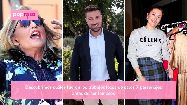 Los trabajos que tuvieron los famosos cuando nadie les conocía