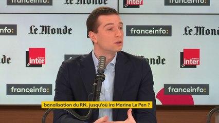 Jordan Bardella : "Pendant longtemps, le Front national a été perçu comme un parti de protestation : aujourd'hui, nous sommes crédités à 48 % au second tour de l'élection présidentielle"