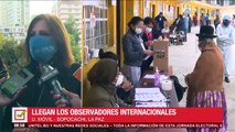 Observadores internacionales esperan una jornada pacífica en Bolivia