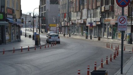 Aksaray tam kapandı, şehir sessizliğe büründü